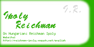 ipoly reichman business card